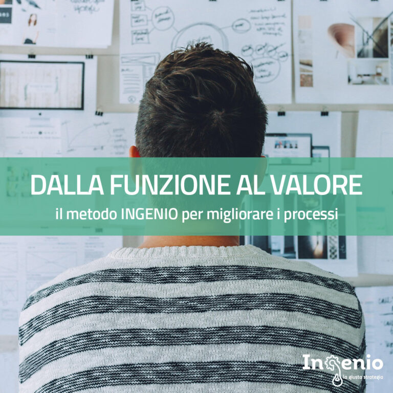 Dalla funzione al valore: il metodo INGENIO per migliorare i processi